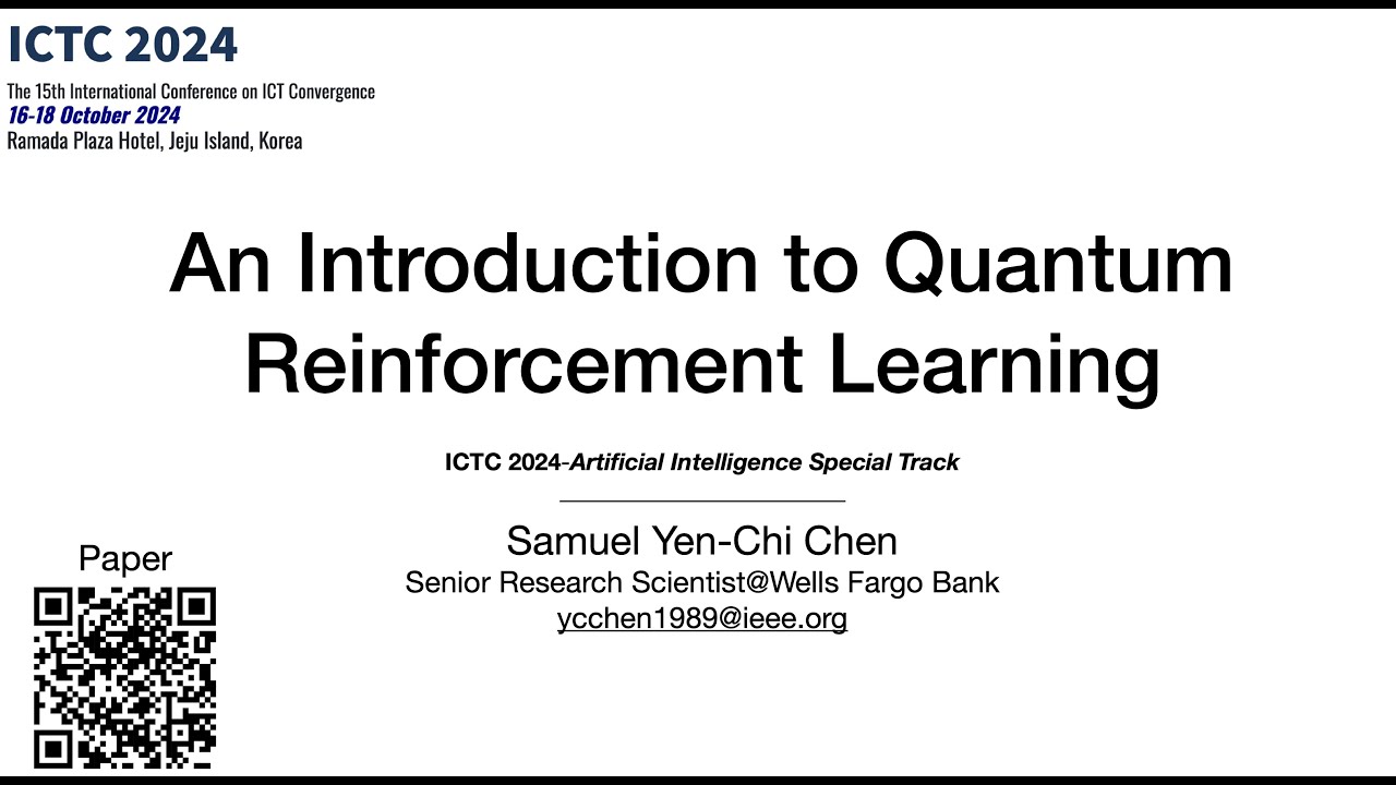 An Introduction to Quantum Reinforcement Learning