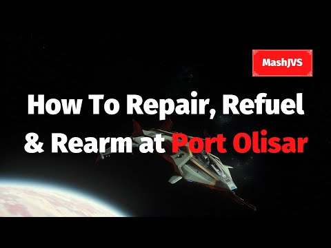 Star Citizen - How to land, Repair, Refuel and Leave Port Olisar - PU Alpha 3.16.1