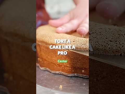 How to Tort your Cakes! (properly) #cake #pastrytips