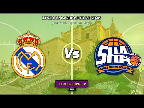 #FINAL U12M.  REAL MADRID vs SWISS HOOPS.-  Torneo Internacional Alevín La Roda Future Stars 2025
