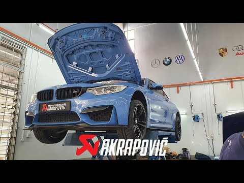 BMW M4 F82 X AKRAPOVIC EXHAUST | BOOTMOD3 STAGE 1