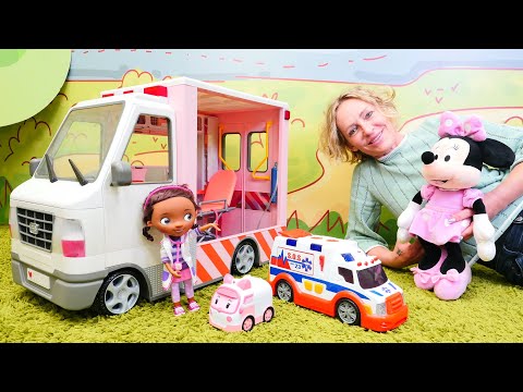 Spielspaß mit Nicole - Minnie Maus hat sich am Bein verletzt - Doktor McStuffins eilt zu Hilfe