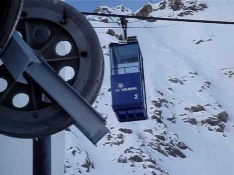 Views from the Vallugagrat cable car station, St Anton, Arlberg, Austria