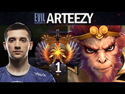 EG.ARTEEZY MONKEY KING - RANK 1 MMR - DOTA 2 7.26C GAMEPLAY