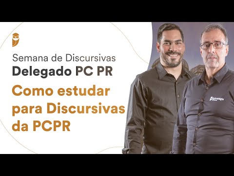 Como estudar para Discursivas - Semana de Discursivas Delegado PC PR