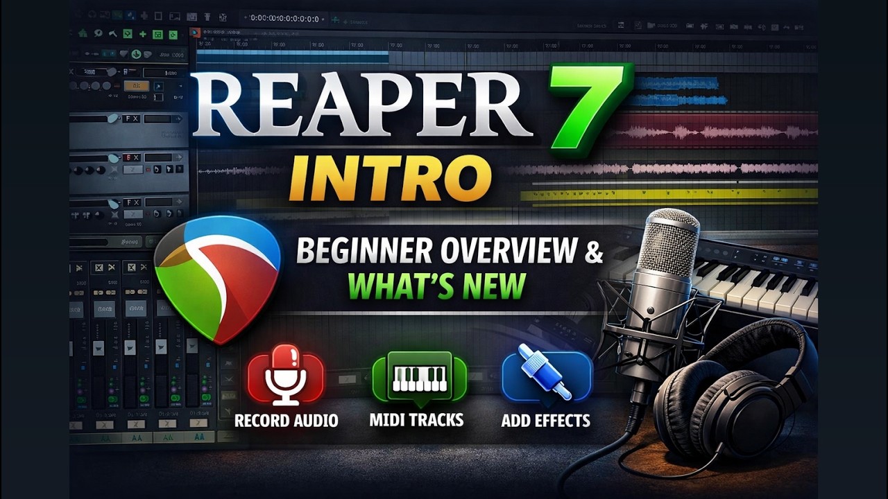 REAPER 7 Overview: Complete Introduction to the Powerful Digital Audio Workstation