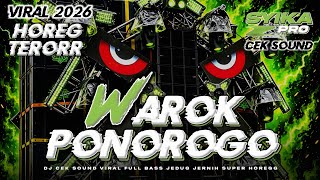 Download lagu DJ WAROK PONOROGO FULL BASS VIRAL TERBARU 2026 | DJ CEK SOUND HOREG JEDUG JERNIH (SYIKA PRO) mp3