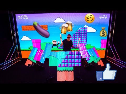 💊 DRUMMER PLAYS MUSIC & ARCADE GAME! 💊 AFISHAL & Richie Nuzz - Bad Habits