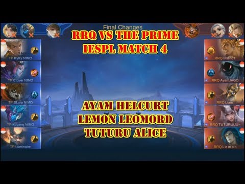 RRQ VS THE PRIME MATCH 4 - TBOF IESPL - Match Day 19