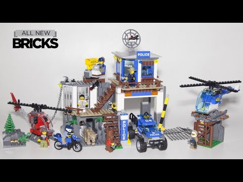 Vidéo LEGO City 60174 : Le poste de police de montagne