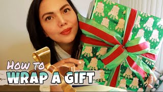EASY STEPS ON GIFT WRAPPING.