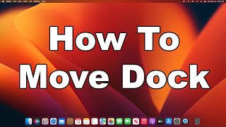 How To Move Dock To Another Screen Or Monitor In macOS | A Quick & Easy Guide