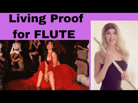 Living Proof Camila Cabello Flute Tutorial (music on screen)