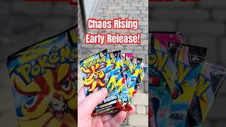Chaos Rising Early Release 🔥 #pokemon #pokemoncards #chaosrising #packopening #cardcollection