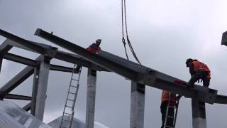 preview picture of video 'Leverkusen: Brückenaufgang Bahnhof Opladen (22.02.2015)'