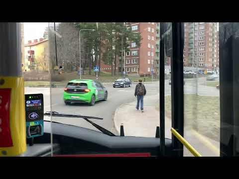 Bus ride linje 6 från Tegnér till Stenby