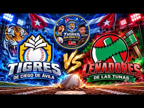 JUEGO 1 CIEGO  DE AVILA🐯  VS🌵  LAS TUNAS EN VIVO🎥🔴