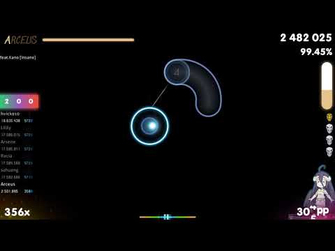 Arceus | PolyphonicBranch - Chameleon Love / feat.Kano [Insane] 1st +HDDT FC 97.53% {#1 470pp} osu!