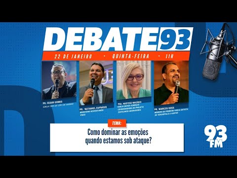 Ira - É normal que em um momento de autodefesa queiramos ferir o outro? - Debate 93 - 22/01/2026