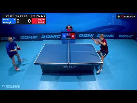 11:35 Serhii Kalenyk - Dmytro Batiuk 20.07.2023 TT Euro.Cup Ukraine  Professional.  Table 4