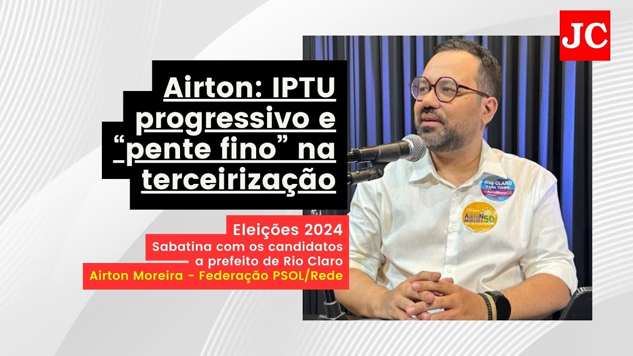 Grupo JC inicia entrevistas com candidatos a prefeito: Airton Moreira abre a série