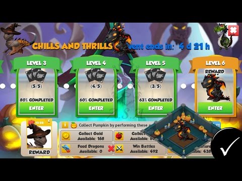 Chills and Thrills Halloween Event - HellHound Dragon Mania Legends Gameplay HD ✔