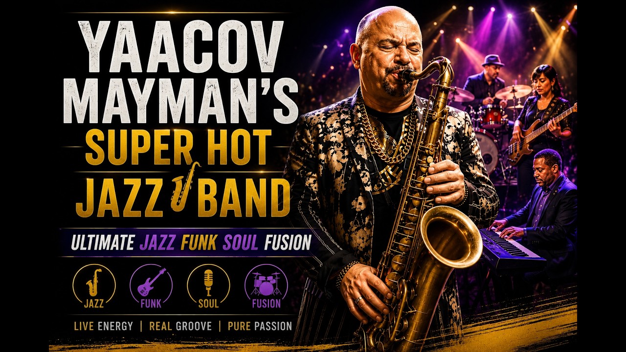 Promotional video thumbnail 5 for Yaacov Mayman Super Hot Jazz Soul Band