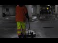 Pressure washing the parking garage at Parkway Place Mall in Huntsville, Alabama.