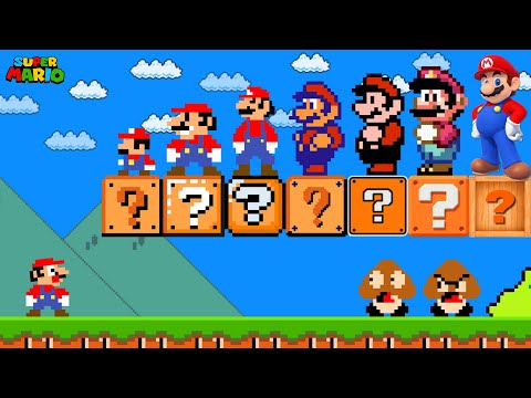 Super Mario Bros., but All Character Forms in The Mario Game Are Custom...