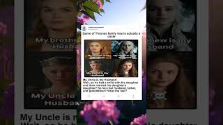 Game of Thrones family tree is actually a circle!!#shorts #viral #trending #shortvideo