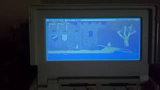 Tandy 1400 Laptop PC Demonstration