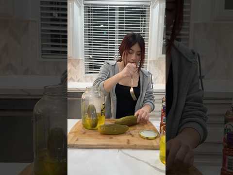 VIRAL homemade Chamoy pickles!!