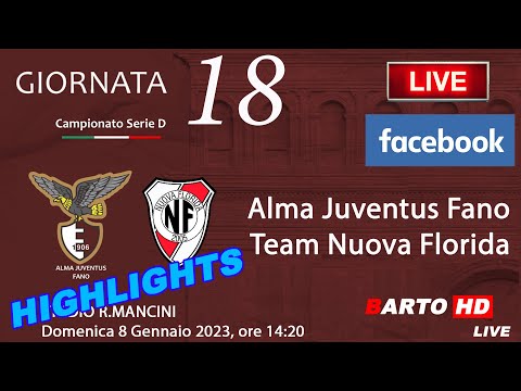 HIGHLIGHTS Alma Juventus Fano - Team Nuova Florida - Calcio: 18a Giornata Serie D Girone F