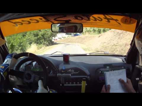 CameraCar 5°Rally valli del Giarolo 2013 Zerbini Alessandro Rossi Pinuccio  Citroen Saxo A6