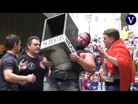Strongman vs harrijasotzailes vascos - La Vanguardia