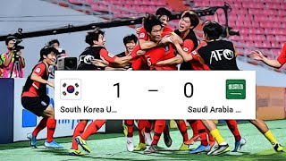 U23 AFC 2020 Final | South Korea vs Saudi Arabia Highlights and Goals