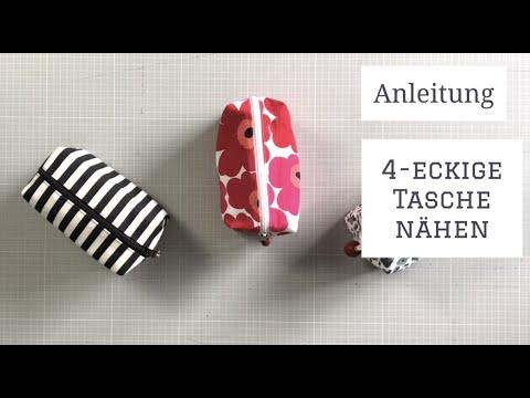 Kosmetiktasche nähen - Anleitung - Tutorial