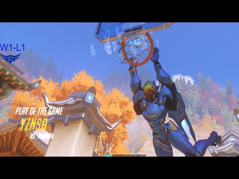POTG! YZNSA ECHO + PHARAH GAMEPLAY OVERWATCH SEASON 26 TOP 500