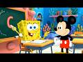 Mickey Mouse SpongeBob S Underwater ABC Adventure Learn Alphabet Ocean Animals Learning Kids