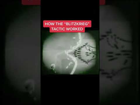 The Tactic of Blitzkrieg that Germany employed during WW2.