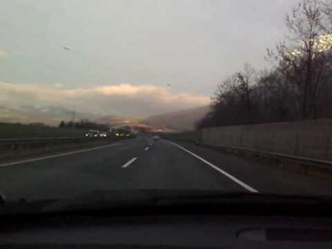 Border crossing on Inntal autobahn (Austria-Germany)