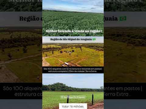 100 Alqueires em São Miguel do Araguaia / whatsapp 62 99373-6407