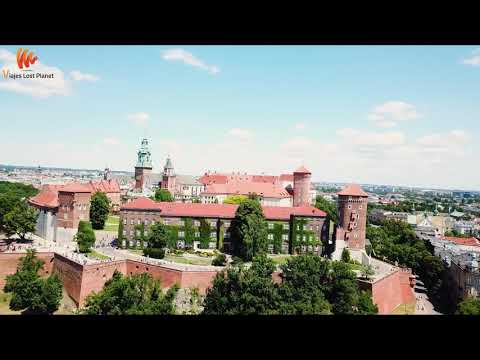 POLONIA DESDE EL AIRE: CRACOVIA 4K CASTILLO DE WAWEL