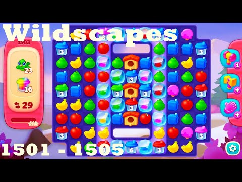 Wildscapes Level 1501 - 1505 HD Walkthrough | 3 - match game | gameplay | android | ios | pc | app