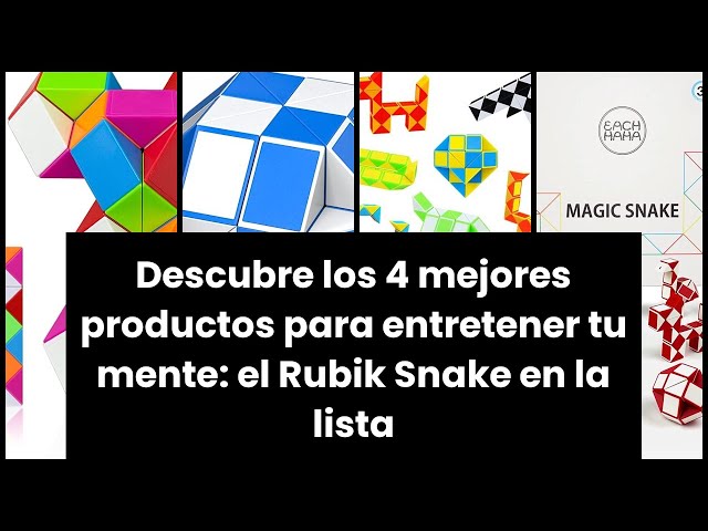 Vídeo relacionado con EACHHAHA Serpiente mágica 48 Secciones-Regalos cumpleaños niños Colegio-Magic Snake Cube-Serpiente Juguete Mágica-Fidget Toys-Juguetes educativos antiestrés(Multicolores*1)