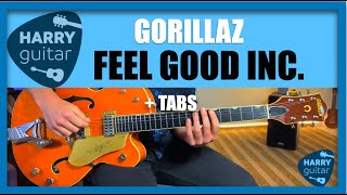 Gorillaz - Feel Good INC. - Easy Guitar Lesson + Chords/TABS