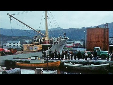 Fitjar 1961 – «Håkon den gode» monumentet leveres av Veritasruten.