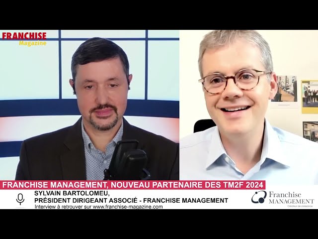 « L’interview vidéo des franchiseurs » Sylvain Bartolomeu Président Dirigeant Associé – Franchise Management, interview par Franchise Magazine