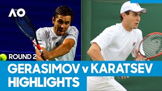 Egor Gerasimov vs Aslan Karatsev Match Highlights (2R) | Australian Open 2021 video