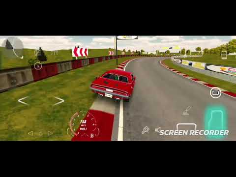 I drive the Dodge on a Formula 1 circuit in a video game.